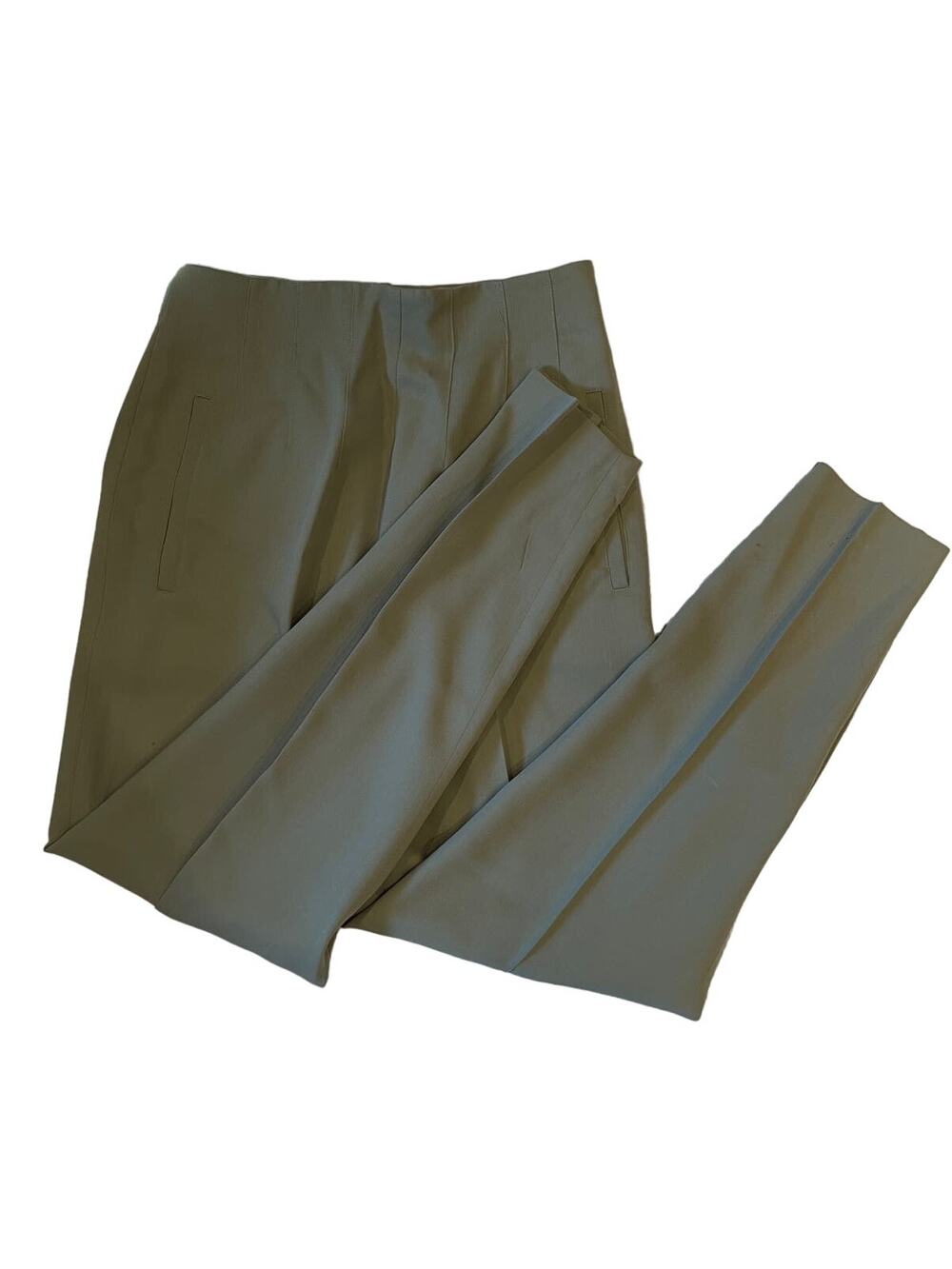 Vintage 1950's Crisca Wool Slacks Womens Size 8 Green Pants Made In West Germany